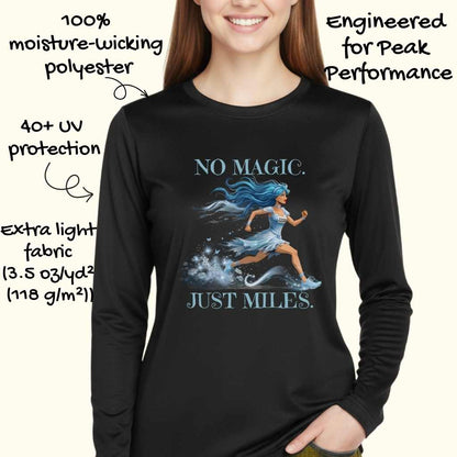 No Magic. Just Miles. Moisture-Wicking & Lightweight Performance Running Shirt