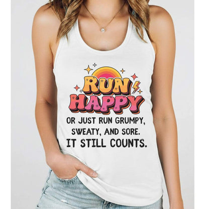 Run Happy Tank Top