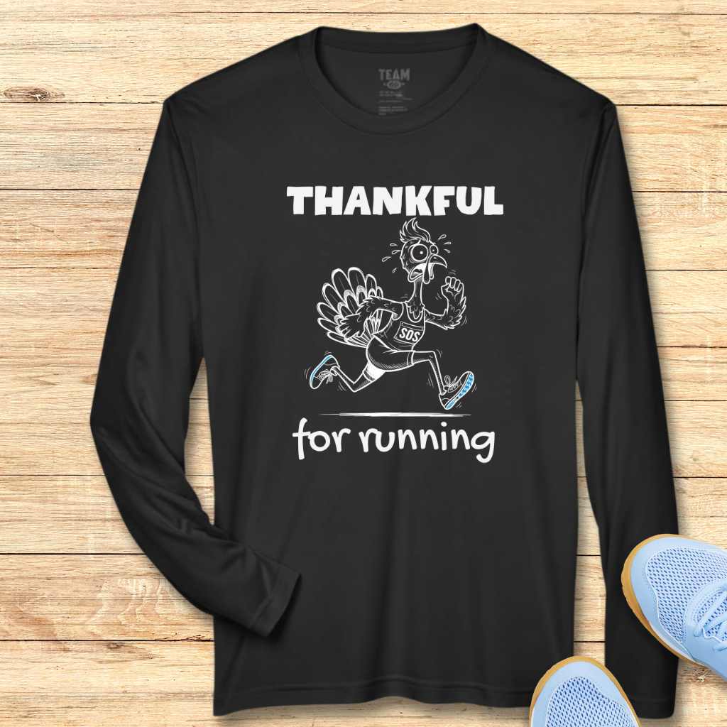 Thankful For Running Moisture-Wicking & Lightweight Performance Running Shirt