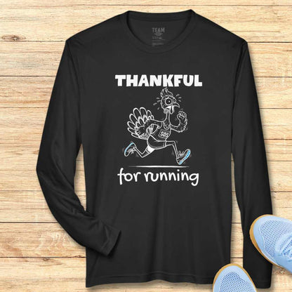 Thankful For Running Moisture-Wicking & Lightweight Performance Running Shirt
