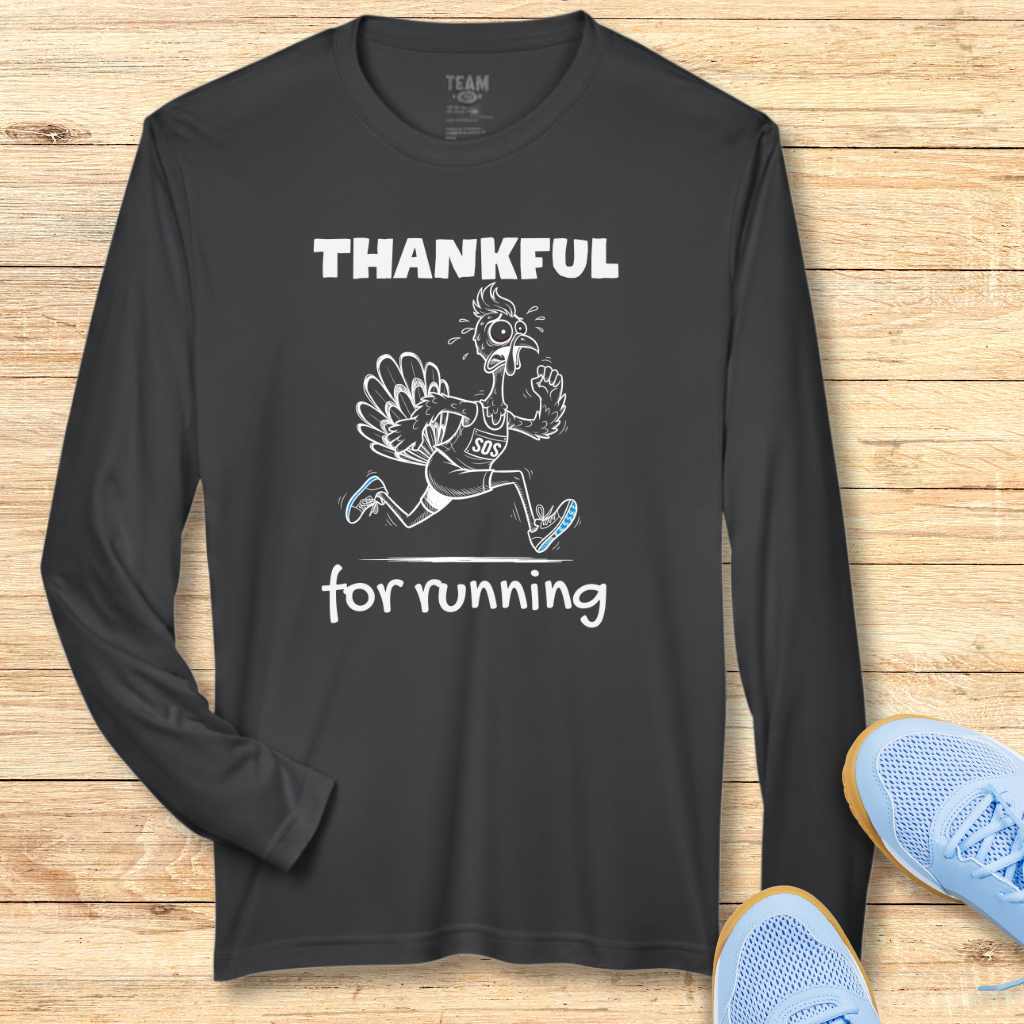 Thankful For Running Moisture-Wicking & Lightweight Performance Running Shirt
