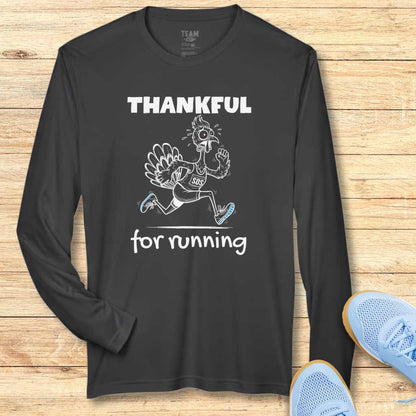 Thankful For Running Moisture-Wicking & Lightweight Performance Running Shirt