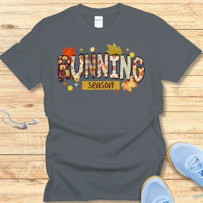Fall Running Shirt for Women T-Shirt Autumn Running Season