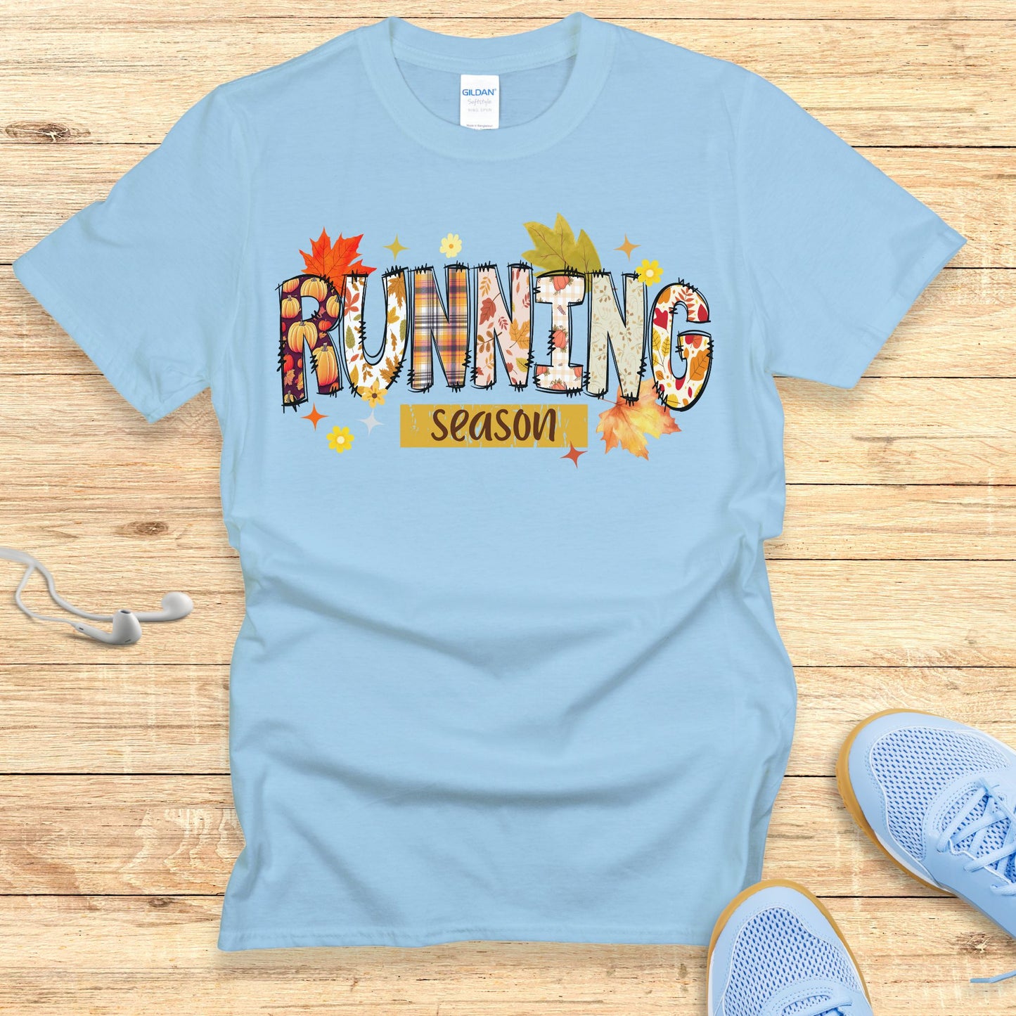Fall Running Shirt for Women T-Shirt Autumn Running Season