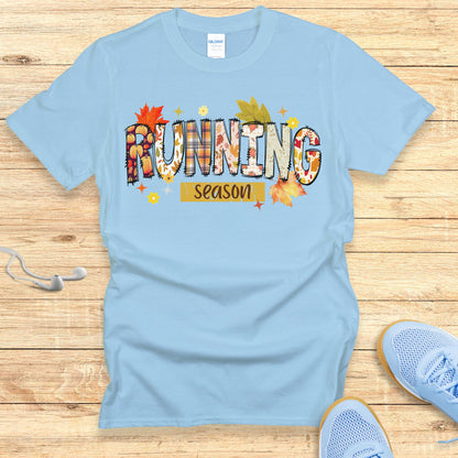 Fall Running Shirt for Women T-Shirt Autumn Running Season