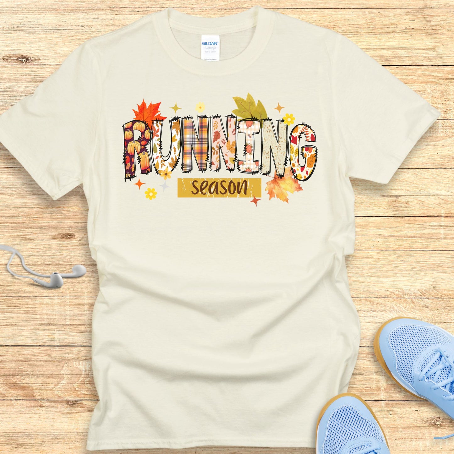 Fall Running Shirt for Women T-Shirt Autumn Running Season