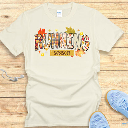 Fall Running Shirt for Women T-Shirt Autumn Running Season