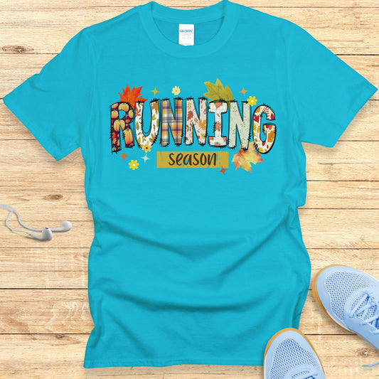 Fall Running Shirt for Women T-Shirt Autumn Running Season