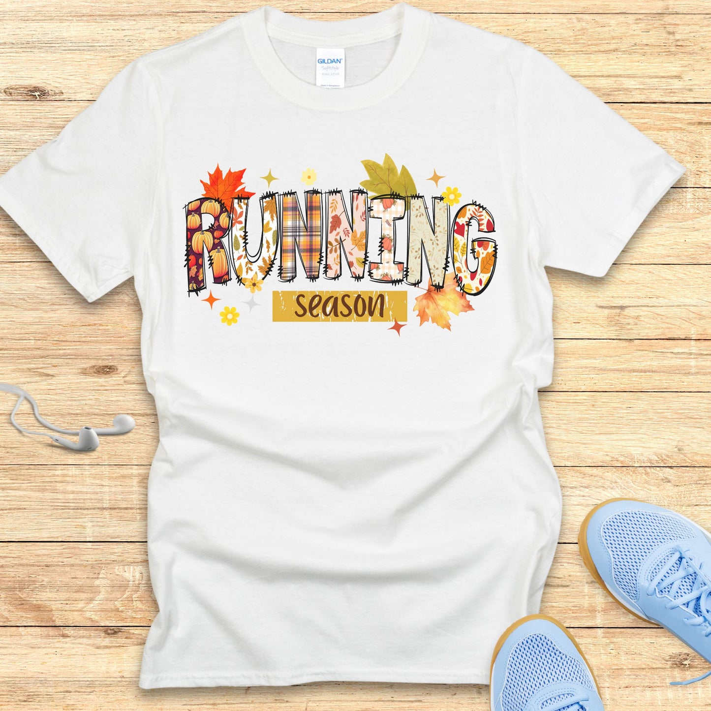 Fall Running Shirt for Women T-Shirt Autumn Running Season