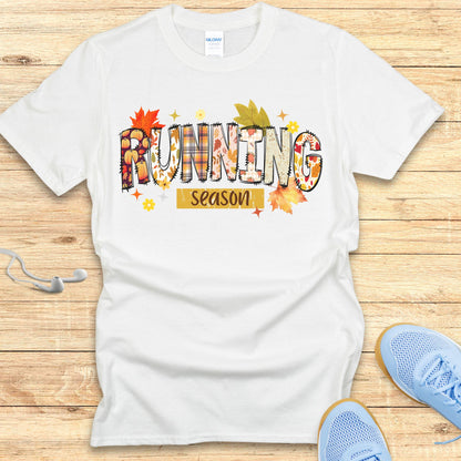 Fall Running Shirt for Women T-Shirt Autumn Running Season