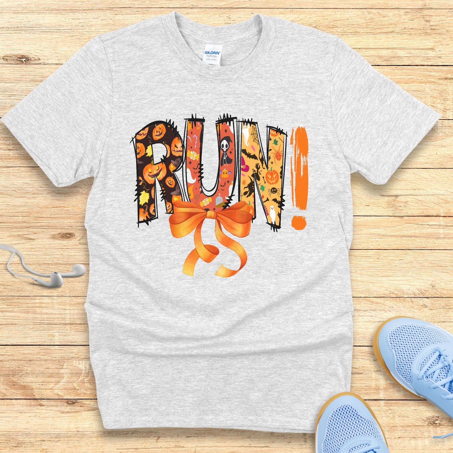 Halloween Running Shirt for Women T-Shirt Fall Running Season