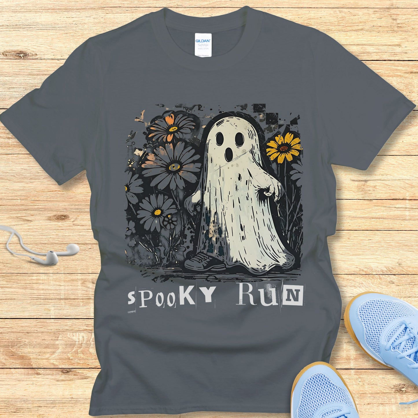 Spooky Run T-shirt – Cute Women's Halloween Running Shirt