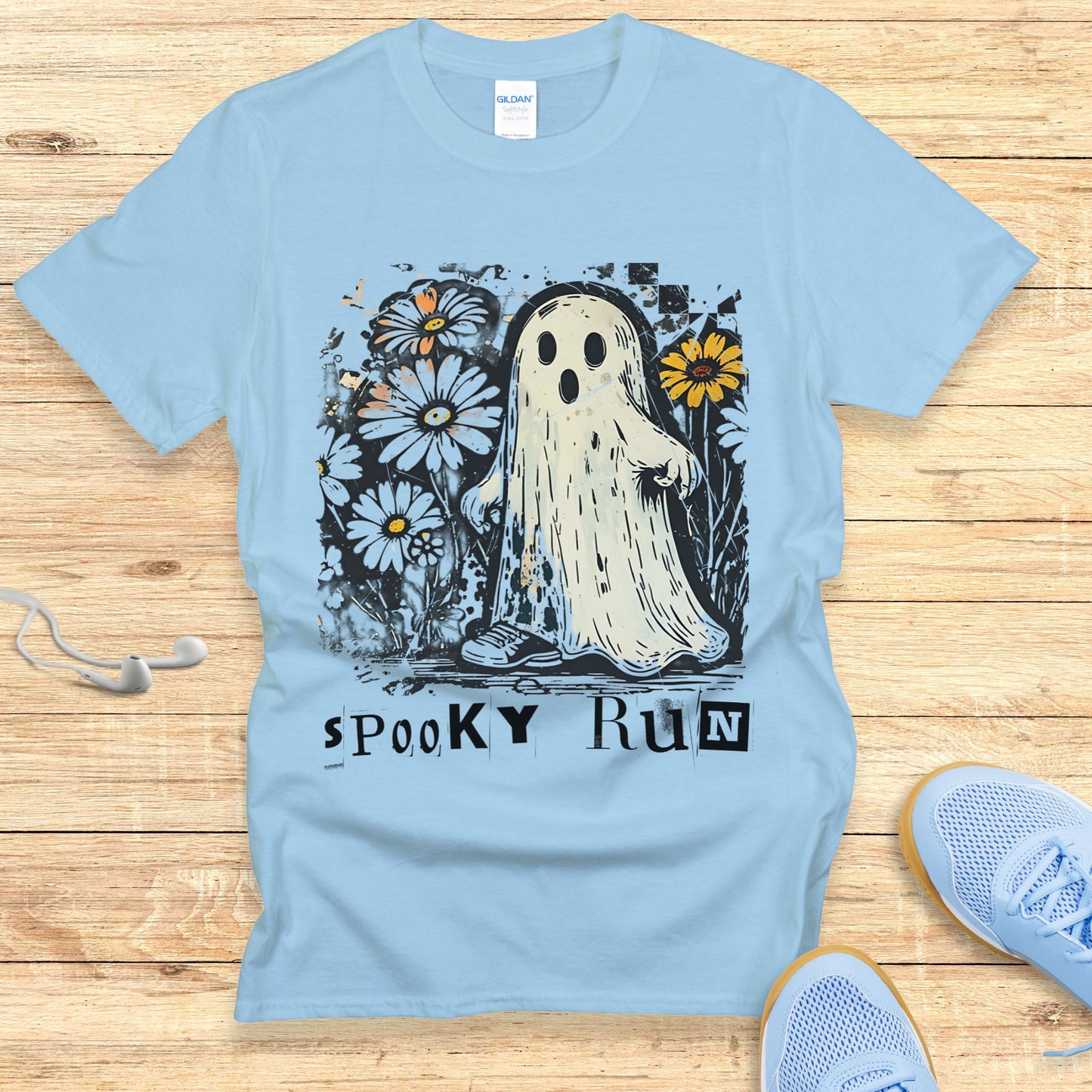 Spooky Run T-shirt – Cute Women's Halloween Running Shirt