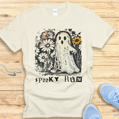 Spooky Run T-shirt – Cute Women's Halloween Running Shirt
