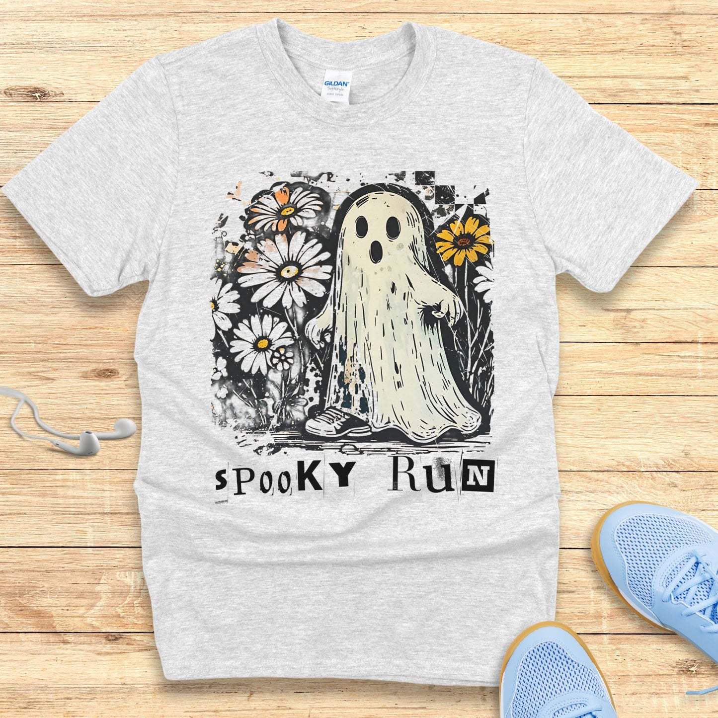 Spooky Run T-shirt – Cute Women's Halloween Running Shirt