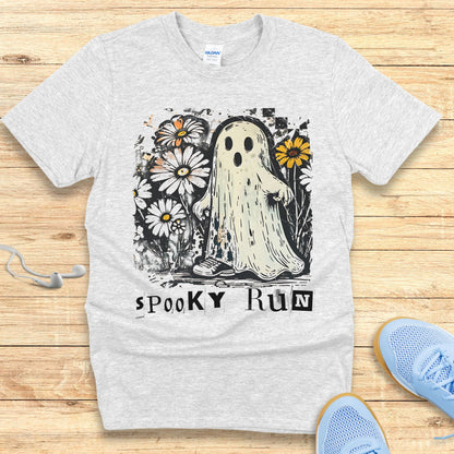 Spooky Run T-shirt – Cute Women's Halloween Running Shirt