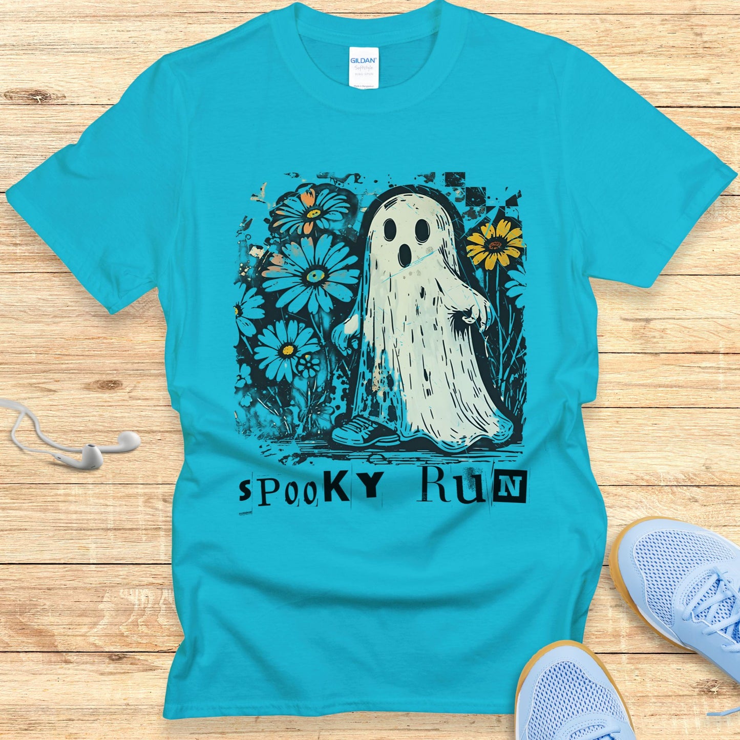Spooky Run T-shirt – Cute Women's Halloween Running Shirt