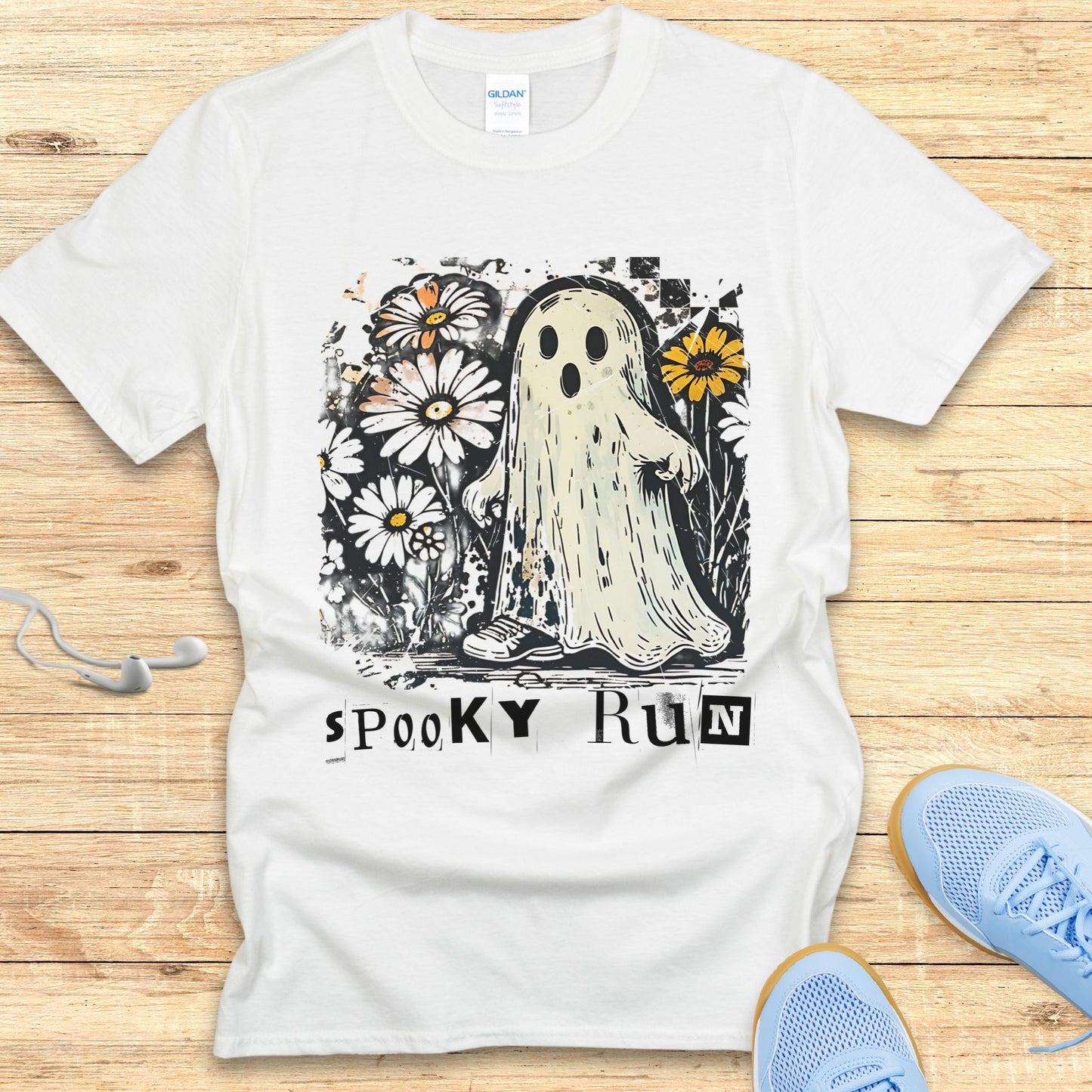 Spooky Run T-shirt – Cute Women's Halloween Running Shirt