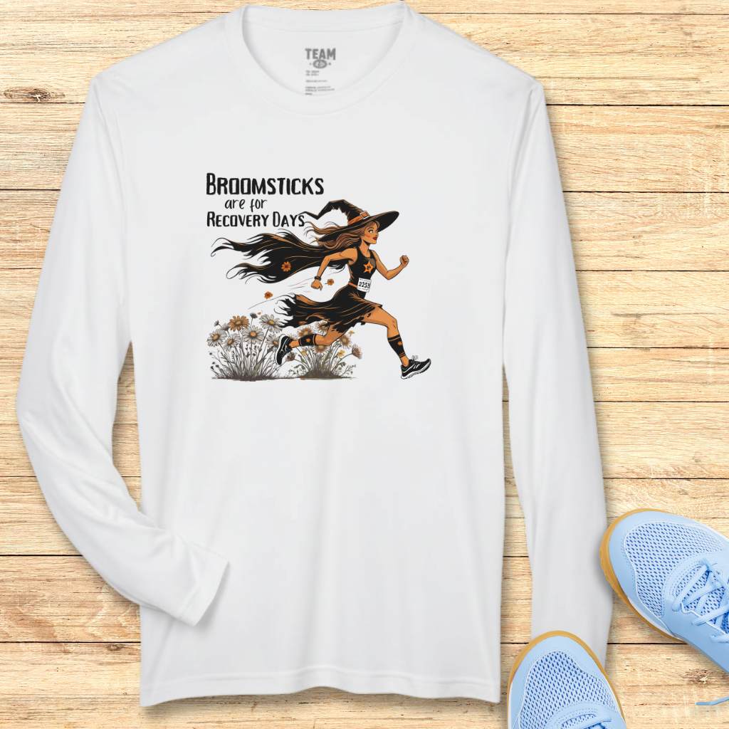 Broomsticks Are for Recovery Days Moisture-Wicking & Lightweight Running Performance Shirt