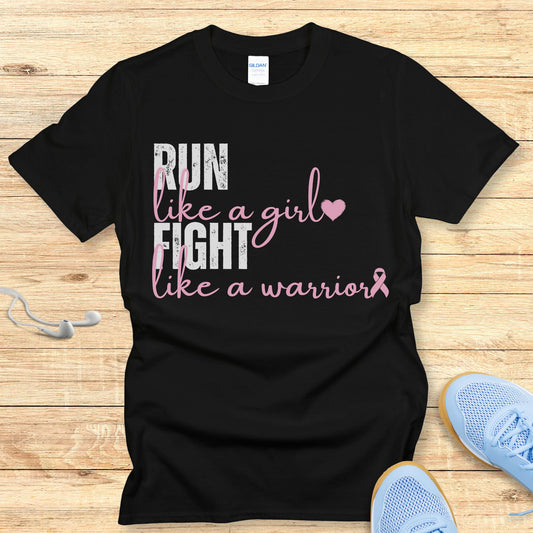 Running Shirt for Women T-Shirt Fight Breast Cancer