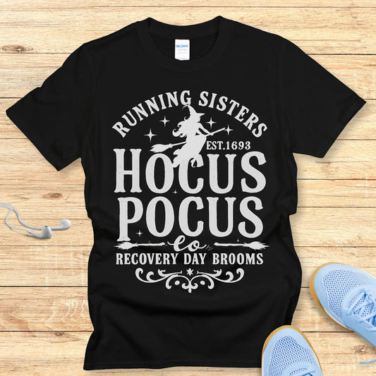 Halloween Funny Running Shirt for Women T-Shirt Running Sisters