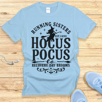 Halloween Funny Running Shirt for Women T-Shirt Running Sisters