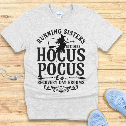Halloween Funny Running Shirt for Women T-Shirt Running Sisters