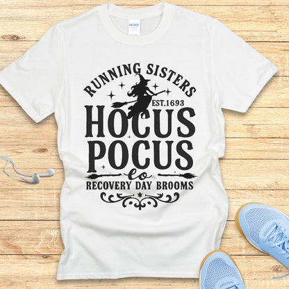 Halloween Funny Running Shirt for Women T-Shirt Running Sisters