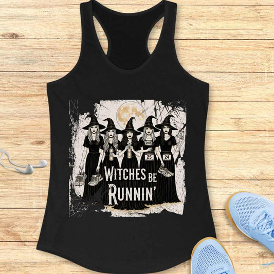 Witches Be Running Tank Top