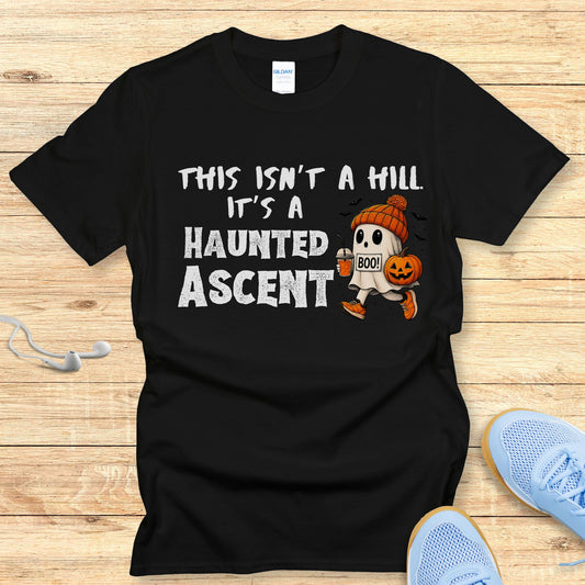 Halloween Funny Running Shirt for Women T-Shirt This Isn't a Hill