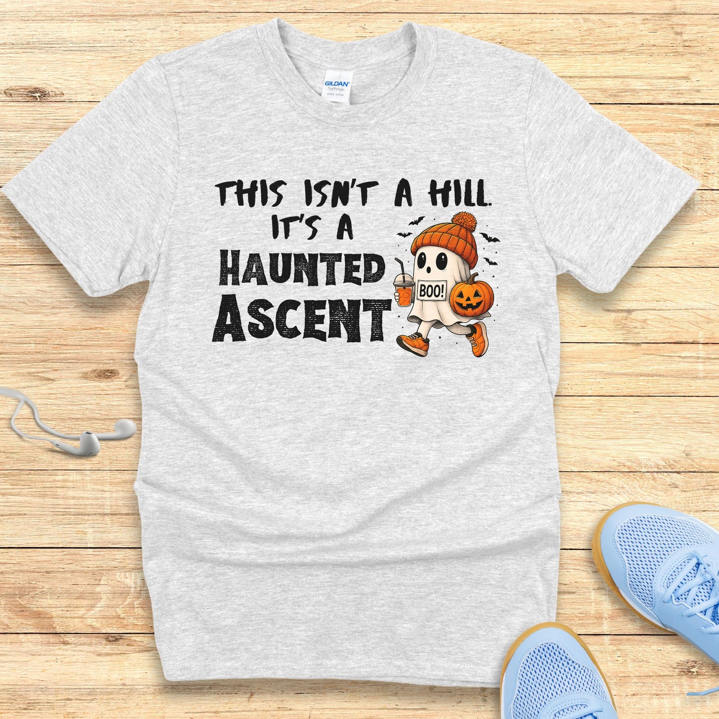 Halloween Funny Running Shirt for Women T-Shirt This Isn't a Hill