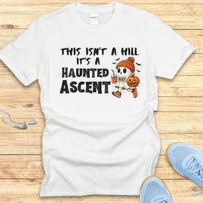 Halloween Funny Running Shirt for Women T-Shirt This Isn't a Hill