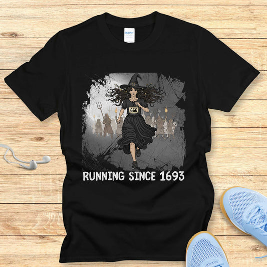 Halloween Funny Running Shirt for Women T-Shirt Running Since 1693