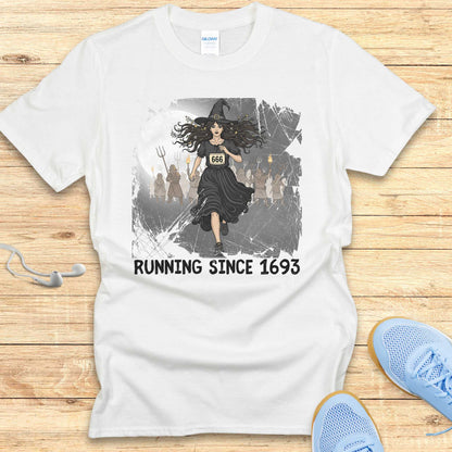 Halloween Funny Running Shirt for Women T-Shirt Running Since 1693