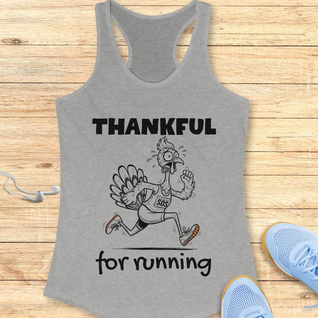 Thankful For Running Tank Top