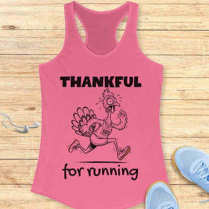 Thankful For Running Tank Top