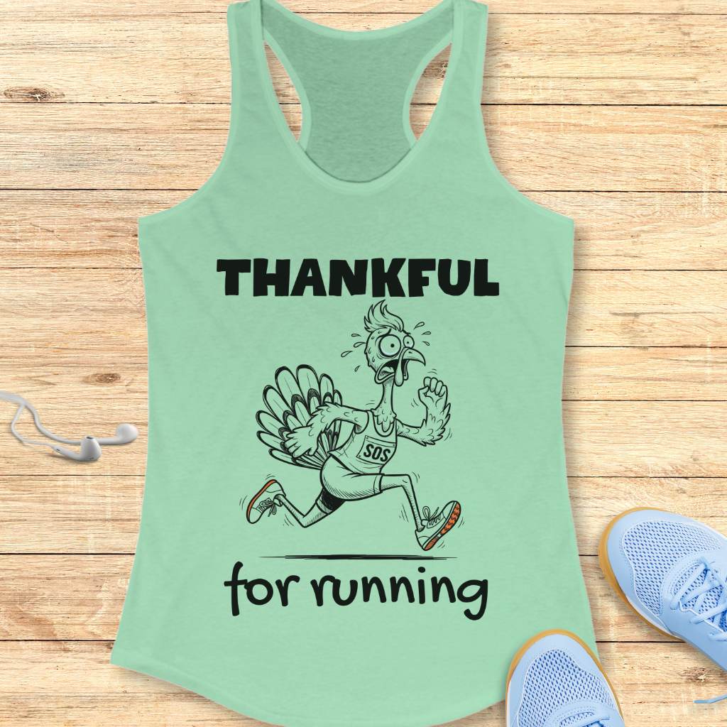 Thankful For Running Tank Top