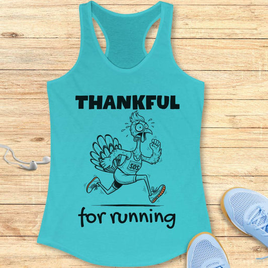 Thankful For Running Tank Top