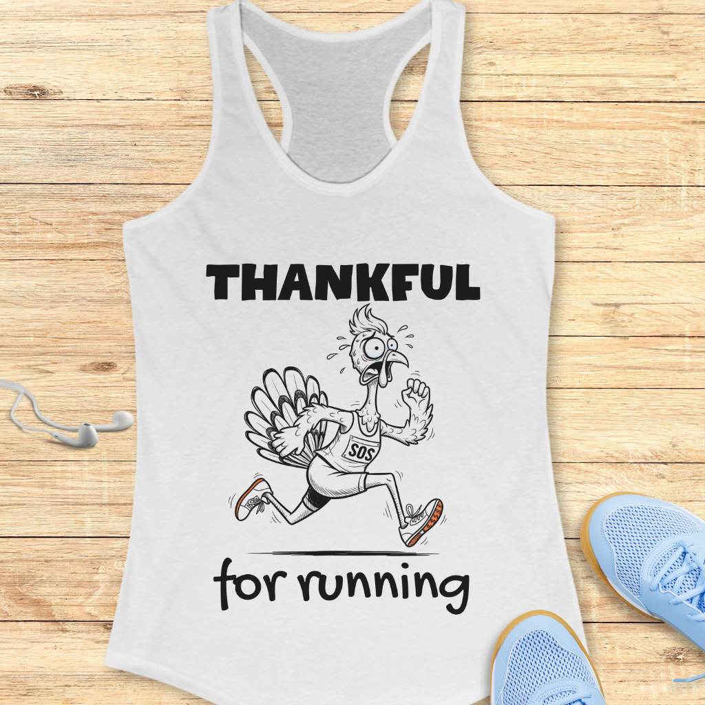 Thankful For Running Tank Top