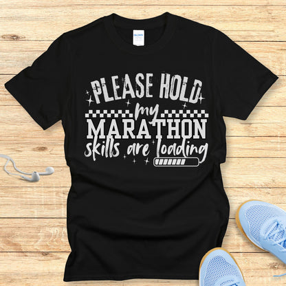 Funny Women’s Running Shirt Marathon Skills T-Shirt