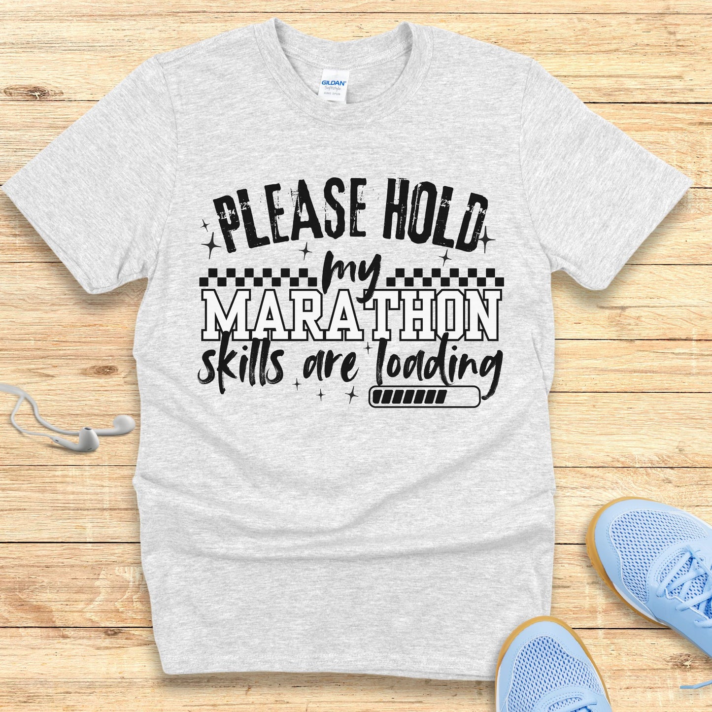 Funny Women’s Running Shirt Marathon Skills T-Shirt