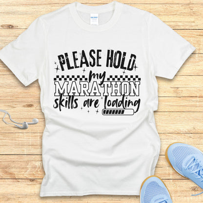 Funny Women’s Running Shirt Marathon Skills T-Shirt