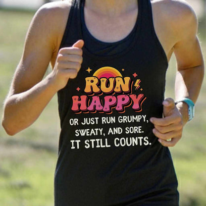 Run Happy Tank Top