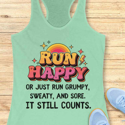 Run Happy Tank Top