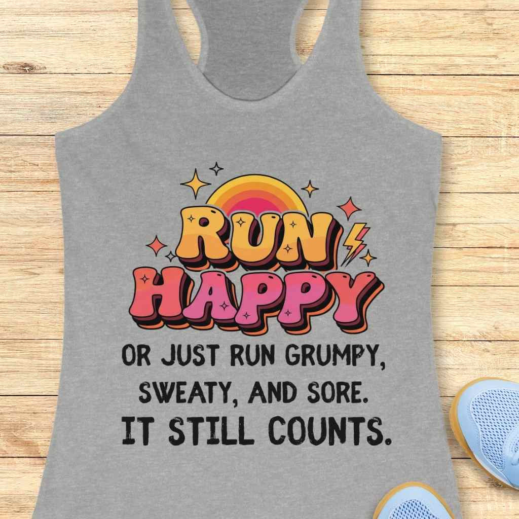 Run Happy Tank Top