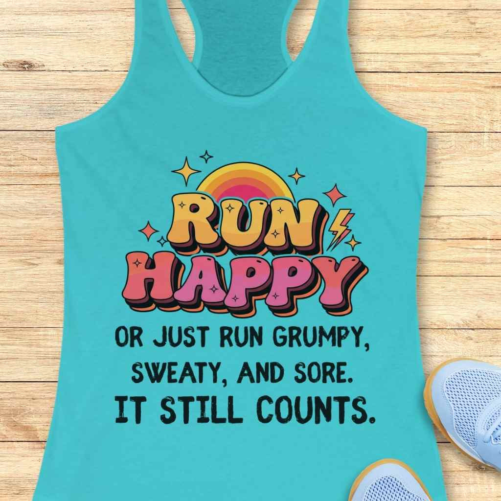 Run Happy Tank Top