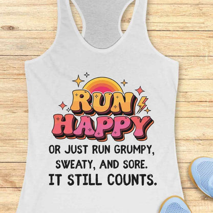 Run Happy Tank Top