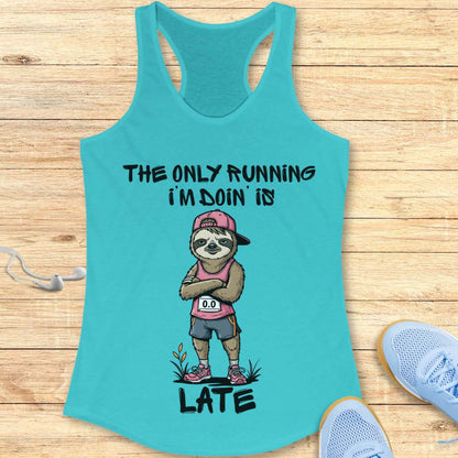 Running Late Tank Top