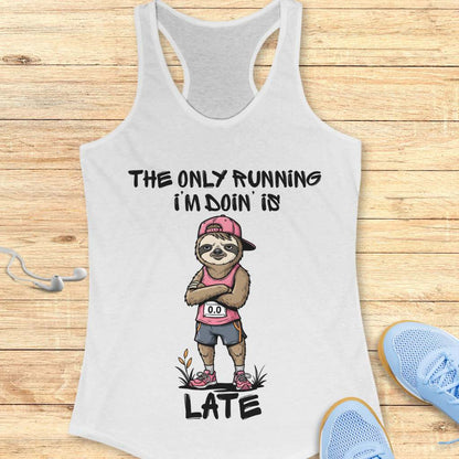 Running Late Tank Top