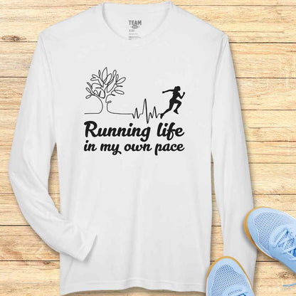Running Life Moisture-Wicking & Lightweight Performance Running Shirt